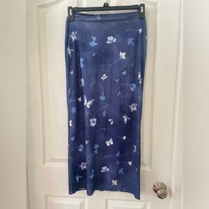 Floral & Butterfly Maxi Skirt